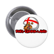 England-Fußball (Löwe) Buttons
