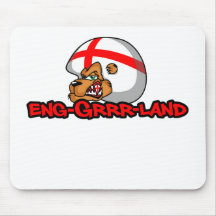 England-Fußball (Löwe) Mousepads