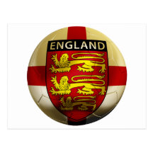England-Fußball Postkarten