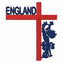 England stickte langes Hülsent-shirt der Männer