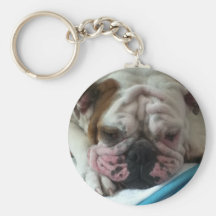 Englische Bulldogge Schlüsselband