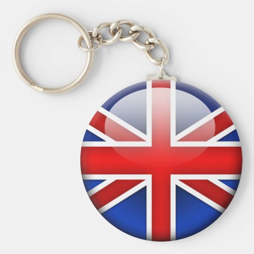 Englische Flagge 2,0 Schlüsselanhänger
