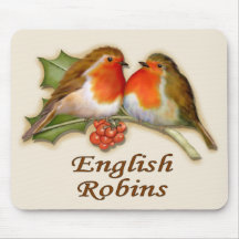 Englische Rotkehlchen Mauspad