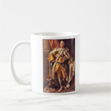 Englischer König George III durch Studio von Allan Kaffee Tasse
