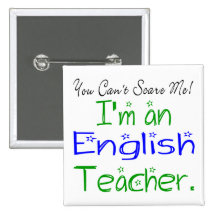 Englischlehrer-Knopf Button
