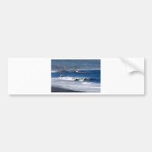 Enorme Brandung auf Chileküstenlinie Auto Sticker