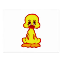 Ente duck postkarte