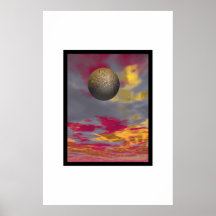 Entfernter Planet Posterdruck