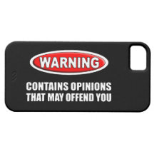 Enthält Meinungen, dass Sie beleidigen kann iPhone 5 Cover