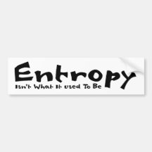 Entropie-Autoaufkleber