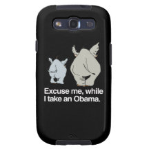 Entschuldigen Sie mich, während ich einen Obama -  Samsung Galaxy SIII Hüllen
