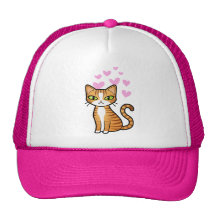 Entwerfen Sie Ihre eigene Cartoon-Katze (Liebeherz Baseball Mütze