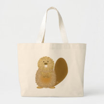 Entzückende Tierzeichnungen: Biber Tasche