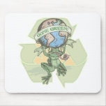 Enviro Frosch gegangener grüner Earthday Gang Mousepad