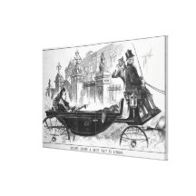 Episode während eines Kurzbesuchs nach London Galerie Faltleinwand