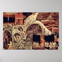 Episoden des Einsiedler-Lebens durch Uccello Paolo Plakate
