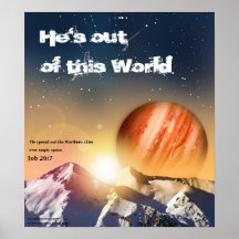 Er ist aus diesem Weltplakat heraus