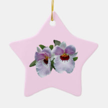 Erblassen Sie - rosa Orchideen Weihnachtsornament
