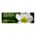 Erdbeerblüte: Dünne Visitenkarte/MiniBkmk