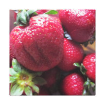 Erdbeeren ausgedehnter Leinwand-Druck Gespannte Galeriedrucke