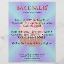 Erdbeerkuchen-Flyer