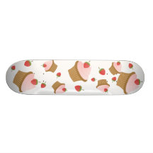 Erdbeerschokoladen-kleiner Kuchen Personalisierte Decks
