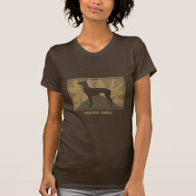 Erdiges Pharao-Jagdhund-Damen-T-Shirt