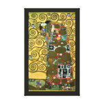 Erfüllung (die Umarmung) durch Gustav Klimt Leinwand Druck