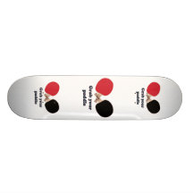 Ergreifen Sie Ihr Paddel-Klingeln Pong Skateboard Deck