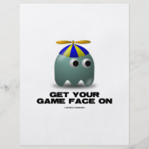 Erhalten Sie Ihr Spiel-Gesicht auf Aussenseiter Vollfarbige Flyer
