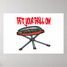 Erhalten Sie Ihren Grill an Plakatdruck