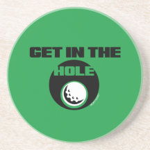 ERHALTEN SIE IN DER LOCH-SPORTLICHEN JARGON-GOLF-V UNTERSETZER