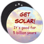 ERHALTEN Sie SOLARknopf Anstecknadelbuttons