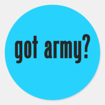 erhaltene Armee? Runde Sticker