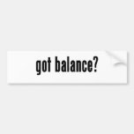 erhaltene Balance? Autoaufkleber