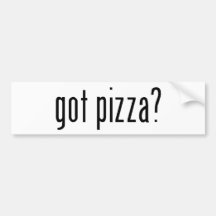erhaltene Pizza? Autosticker