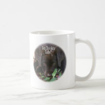 Erhaltene Schokoladen-Labradore?  Welpe Teetasse