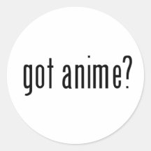 erhaltener Anime? Runde Sticker