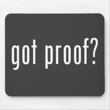 erhaltener Beweis? Mousepad