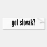 erhaltener Slovak? Autoaufkleber