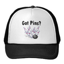 Erhaltener StiftBowling Baseballcaps