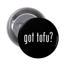 Erhaltener Tofu? Veganes vegetarisches Protein! Button