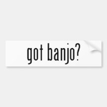 erhaltenes Banjo? Auto Sticker