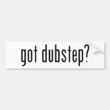 erhaltenes dubstep? auto aufkleber