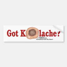 Erhaltenes Kolache? Autoaufkleber