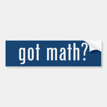 erhaltenes Mathe? Auto Aufkleber