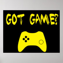 Erhaltenes Spiel?  Lustiges Gamer-Plakat