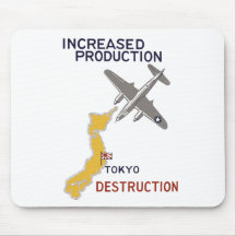 Erhöhte Produktions-Tokyo-Zerstörung -- WW2 Mousepads