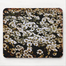 Erhöhtes Dasies mit Blumen Mousepads