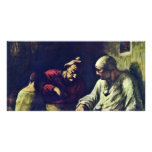 Erholung Jongleure durch Daumier Honoré Bild Karte